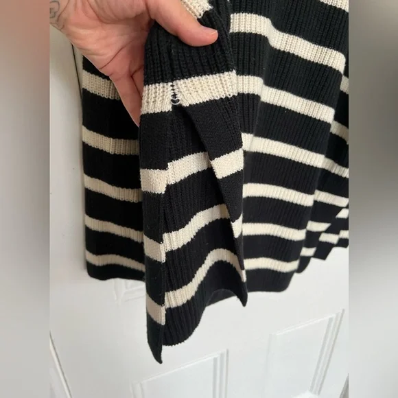 H&M Black and White Striped Knit Sweater - Picture 5 of 12